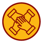 hands together graphic